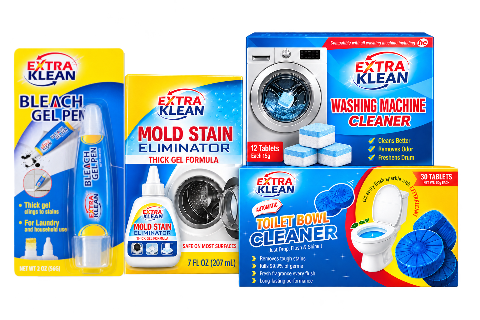 EXTRAKLEAN household cleaning products